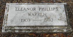 Eleanor Frances <I>Phillips</I> Warren 