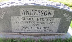 Clara H. <I>Hedges</I> Anderson 