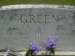 Arkansas “Babe” <I>Carpenter</I> Green 
