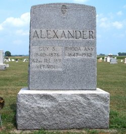 Rhoda Ann <I>Decker</I> Alexander 
