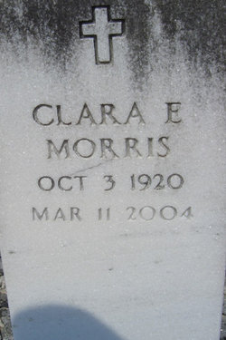 Clara E <I>Spence</I> Morris 