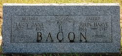 Lucy Jane <I>Waitman</I> Bacon 