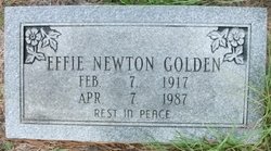 Effie <I>Newton</I> Golden 