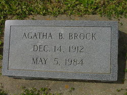 Agatha B Brock 