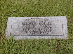 Ollie C <I>Park</I> Dickerson 