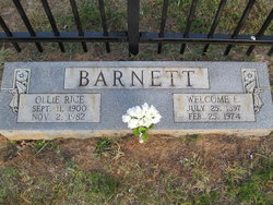 Welcome E Barnett 
