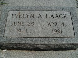 Evelyn A. <I>Michal</I> Haack 