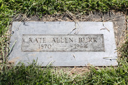 Mrs Kate <I>Allen</I> Burk 