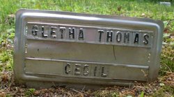 Glitha <I>Thomas</I> Cecil 