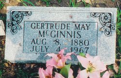 Gertrude May “Gertie” <I>Wolfe</I> McGinnis 
