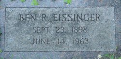 Benjamin R “Ben” Eissinger 