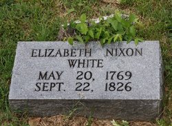 Elizabeth “Betsey” <I>Nixon</I> White 