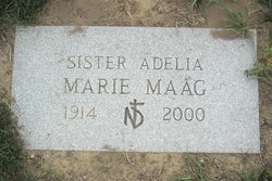 Sr Adelia <I>Marie</I> Maag 