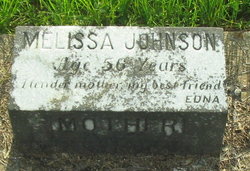 Elizabeth Mellisie “Melissa” <I>Carter</I> Johnson 