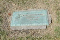 Minnesota “Minnie” <I>Weathers</I> Blackford 