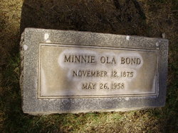 Minerva Ola “Minnie” <I>Southward</I> Bond 