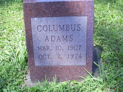 Columbus Ray Adams 