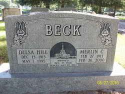 Delsa Marion <I>Hill</I> Beck 