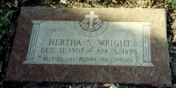 Hertha Ella Anna “Bobbie” <I>Schreiber</I> Wright 