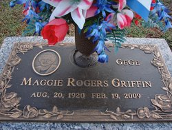 Maggie <I>Gilstrap</I> Griffin 