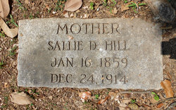 Sarah Dorcus “Sallie” <I>Kuykendall</I> Hill 