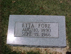 Etta <I>Donahue</I> Fore 