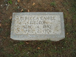 Rebecca <I>Cahill</I> Fields 