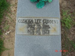 Clemma Lee Giddens 