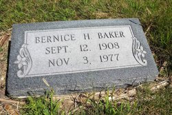 Bernice H Baker 