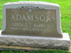 Gertrude E “Gertie” <I>Duncan</I> Adamson 