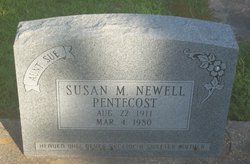 Susan M. <I>Newell</I> Pentecost 