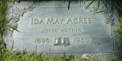 Ida May <I>Sutton</I> Acree Kindle 