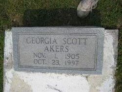 Georgia <I>Scott</I> Akers 