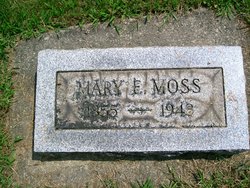 Mary Elizabeth “Eliza” <I>Cleveland</I> Moss 
