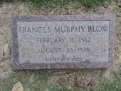 Frances <I>Murphy</I> Blow 