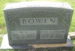 Mary Catherine <I>Sallee</I> Bowen 
