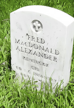 Fred MacDonald Alexander 