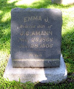 Emma Jane <I>Decker</I> Amann 