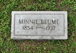 Wilhelmina “Minnie” <I>Fritz</I> Blume 