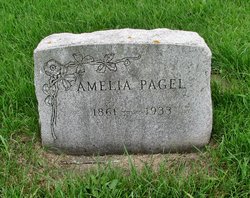 Wilhelmine Auguste Emilie “Amelia” <I>Scheel</I> Pagel 