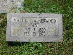 Mattie <I>Leatherwood</I> Best 