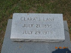 Clara Josephine <I>Hill</I> Lane 
