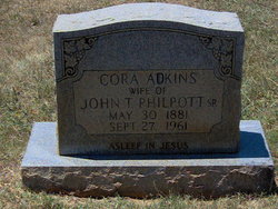 Cora Elizabeth <I>Adkins</I> Philpott 