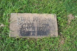 Willie Bowling <I>McLane</I> Shaw 