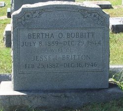 Bertha Olive <I>Bobbitt</I> Britton 