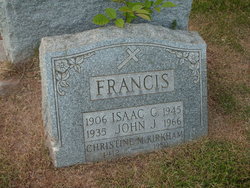 Isaac G Francis 