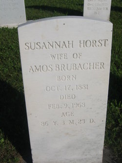 Susannah <I>Horst</I> Brubacher 