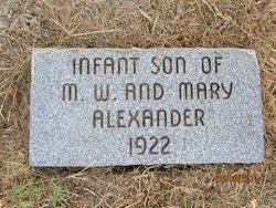 Infant Son Alexander 