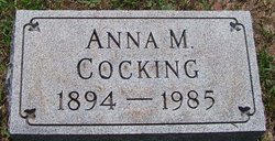 Anna Mae <I>Welsh</I> Cocking 
