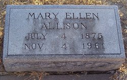 Mary Ellen <I>Wolf</I> Allison 
